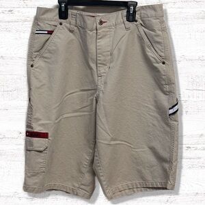 Vintage Tommy Jeans Men’s Khaki Shorts Size 34